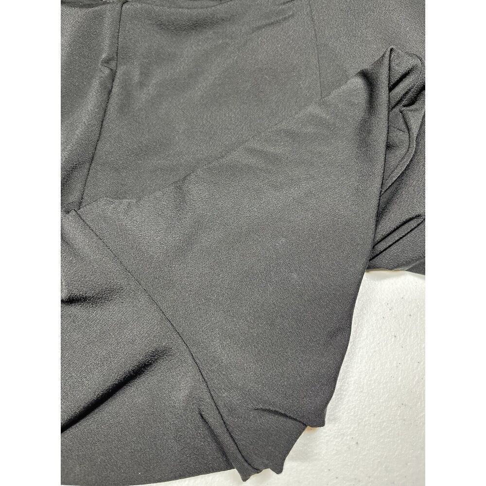 Anthropogie Womens Black Pull On Wide Leg Flowy Pant Size M - Picture 8 of 8